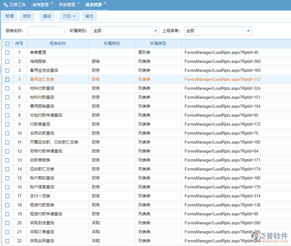 泛普OA辦公系統(tǒng)自定義設(shè)計