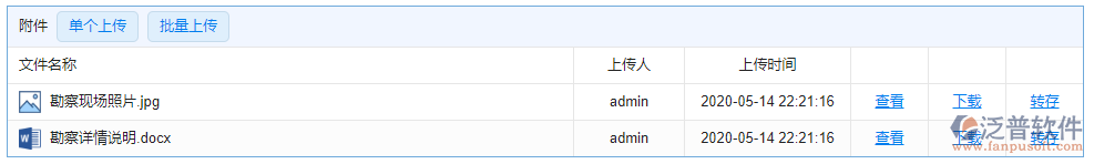 項目勘察附件