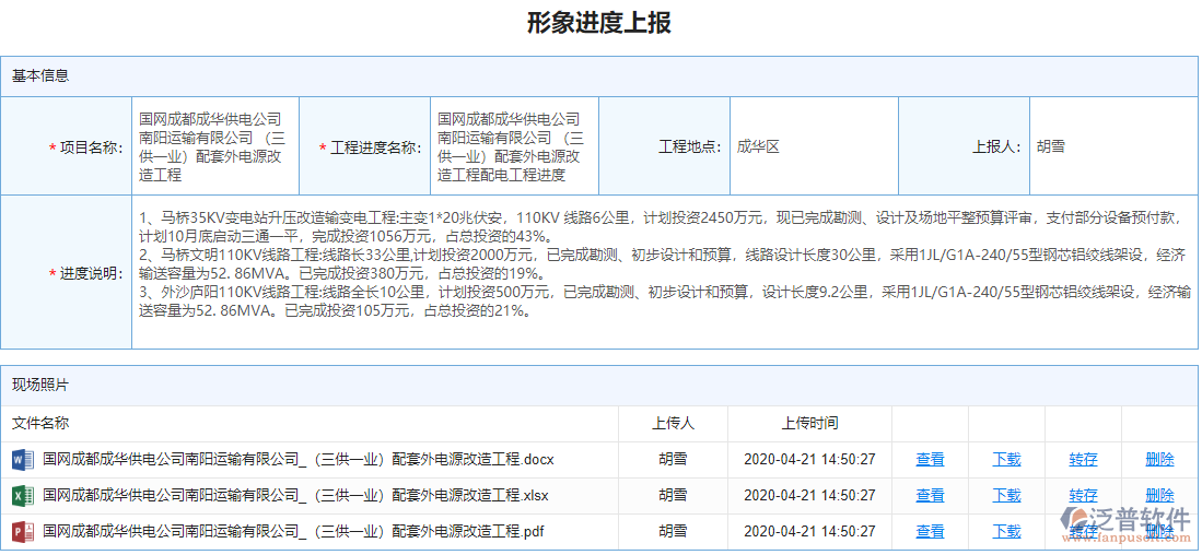 形象進(jìn)度報(bào)告單據(jù)