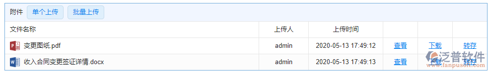 收入合同變更簽證附件