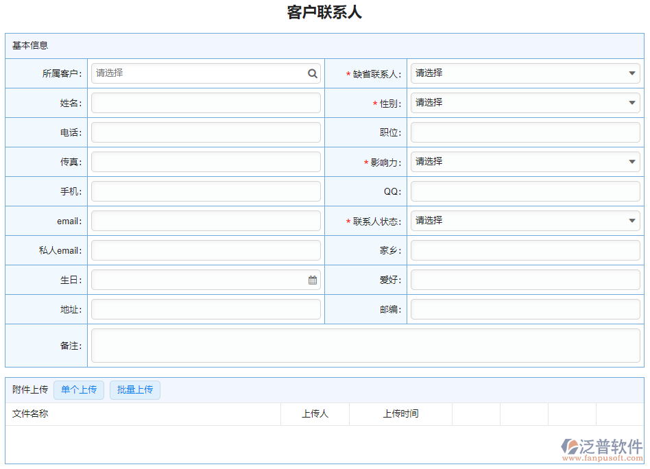 新增聯(lián)系人