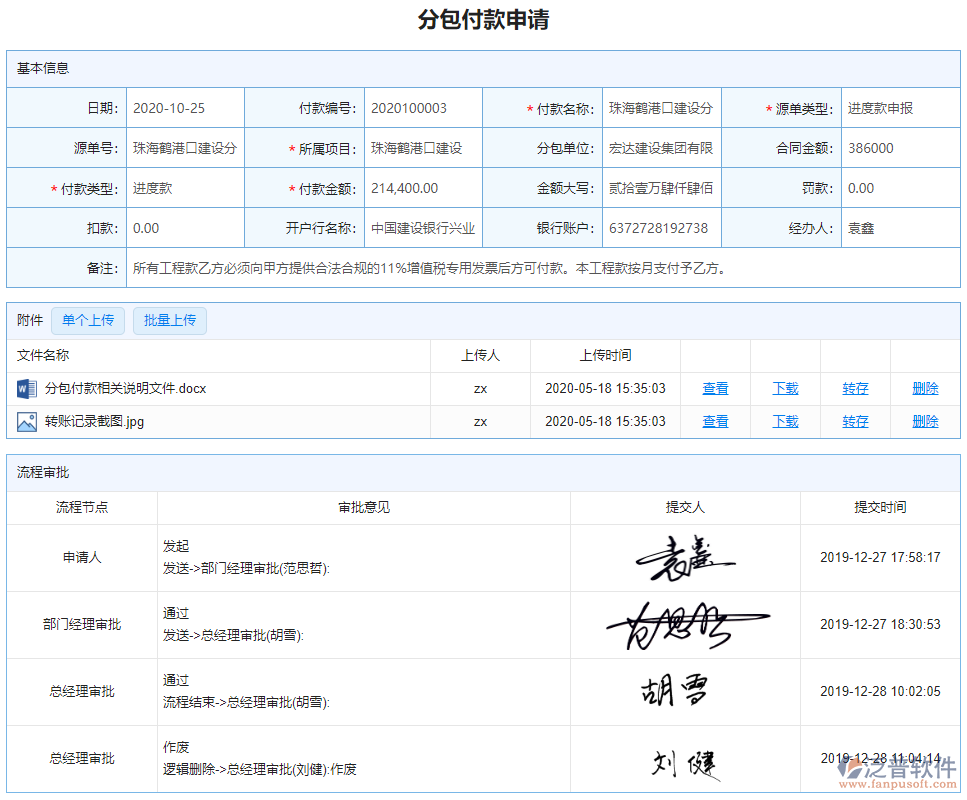 空調(diào)安裝工程分包管理系統(tǒng)