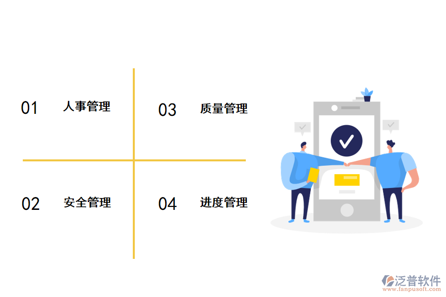 泛普軟件施工管理機(jī)構(gòu)組織系統(tǒng)的作用