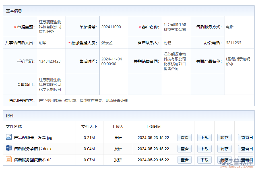 化工企業(yè)銷售服務工單管理存在的難題