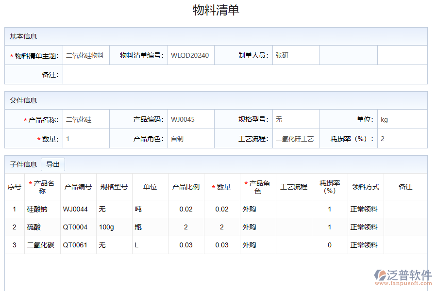 物料清單管理軟件有哪些作用