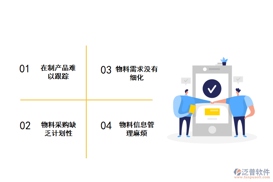 化工企業(yè)生產(chǎn)物料跟進(jìn)存在的問題