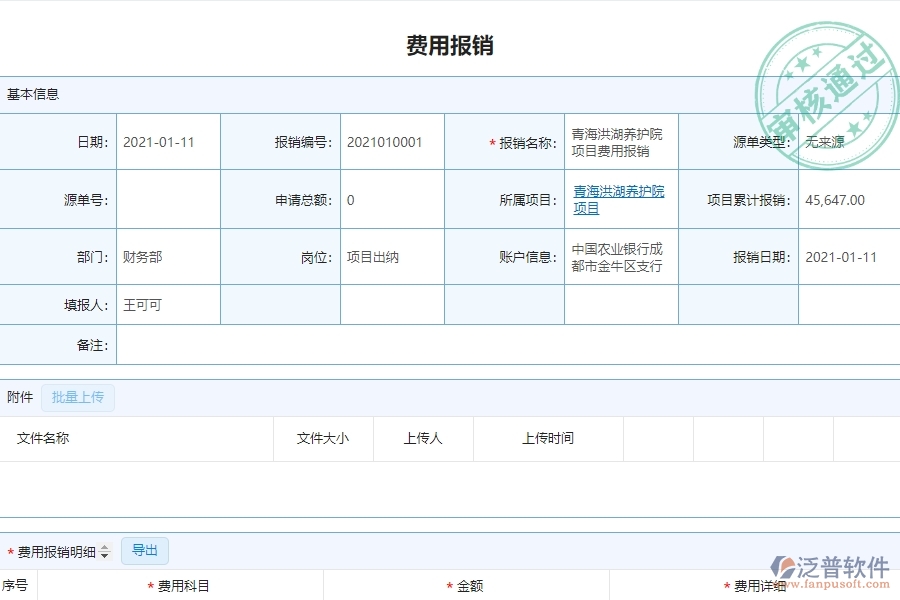 電力工程費(fèi)用報(bào)銷系統(tǒng)解決方案