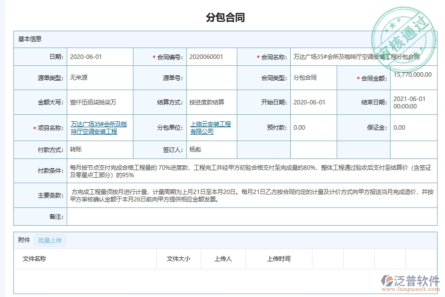 安裝工程企業(yè)管理系統(tǒng)如何有效提高分包管理中的合同管理