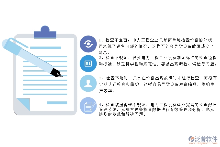 國(guó)內(nèi)80%電力企業(yè)在設(shè)備檢查中普遍存在的問(wèn)題