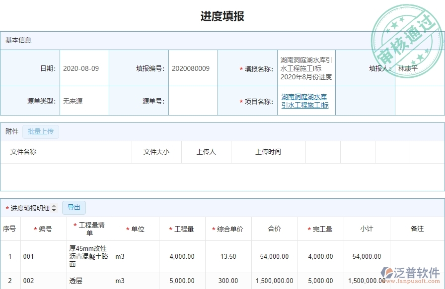 三、泛普軟件-弱電工程企業(yè)管理系統(tǒng)中進(jìn)度列表管理的核心功能