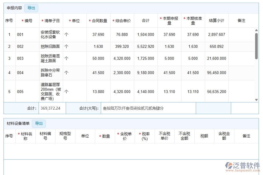 泛普軟件-機電工程管理系統中進度款申報的幾個優(yōu)勢是什么