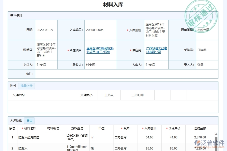 材料成品入庫(kù)管理對(duì)于園林工程企業(yè)經(jīng)營(yíng)有哪些價(jià)值