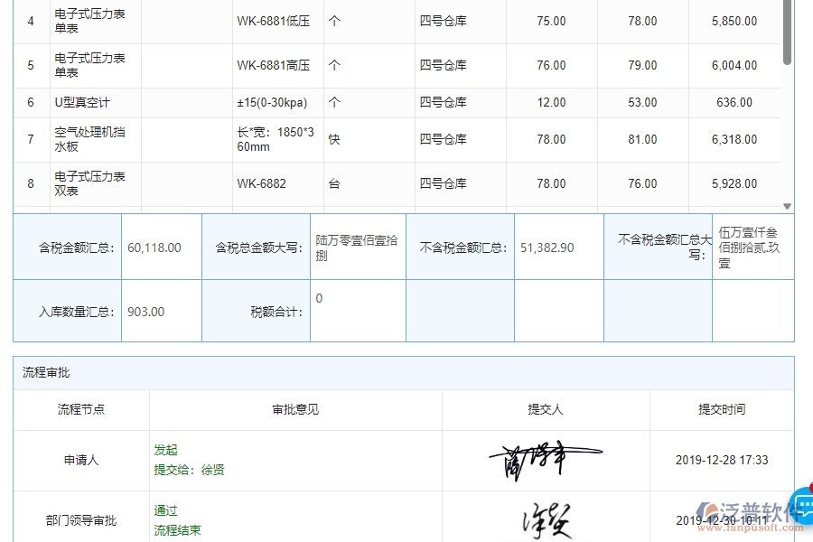 四、泛普軟件-幕墻工程系統(tǒng)中材料入庫明細查詢管理的競爭優(yōu)勢