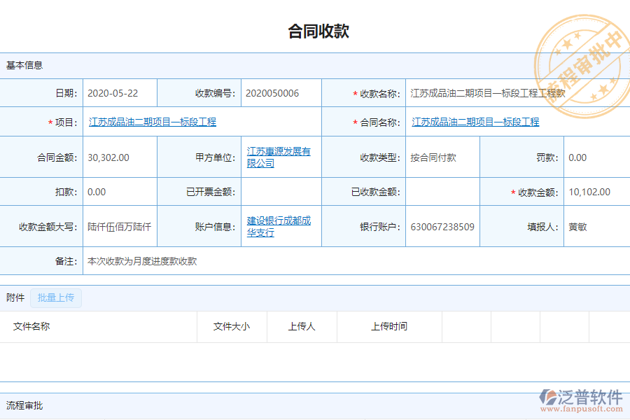 泛普軟件-市政工程企業(yè)管理系統(tǒng)中合同收款管理的價(jià)值