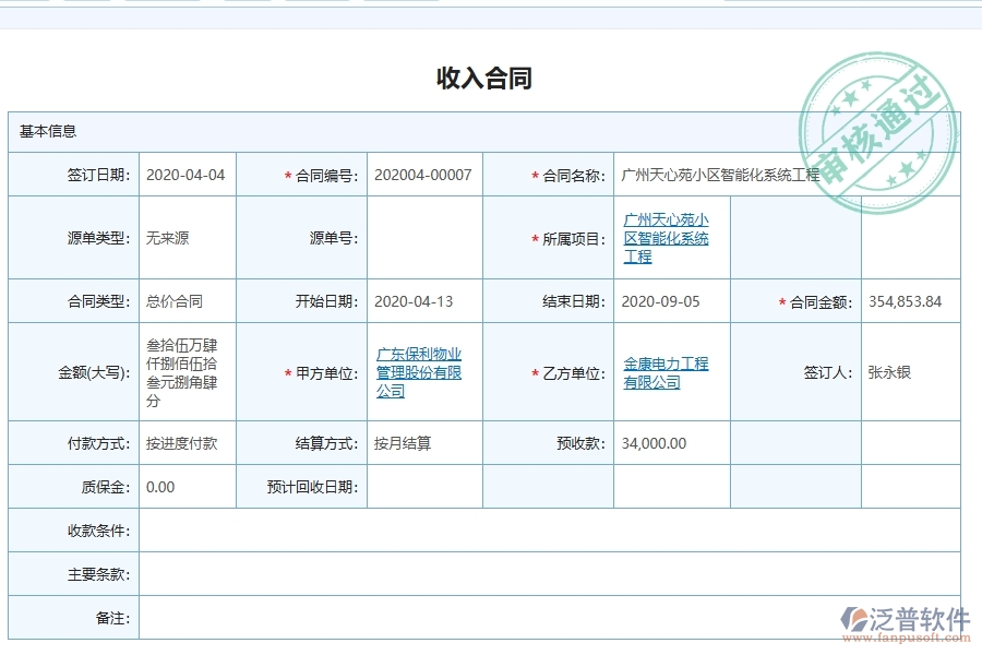 泛普軟件機(jī)電工程企業(yè)管理系統(tǒng)中項(xiàng)目經(jīng)營(yíng)情況表的優(yōu)點(diǎn)與缺點(diǎn)