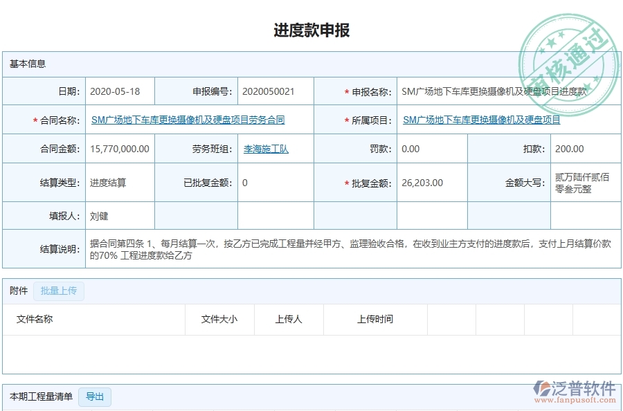 泛普軟件-弱電工程企業(yè)管理系統(tǒng)中付款管理的優(yōu)點與缺點