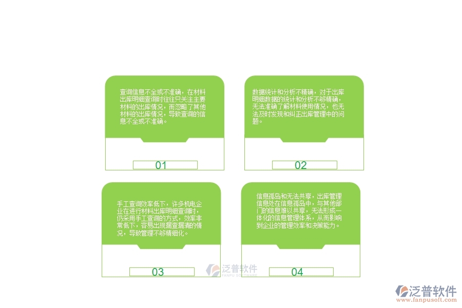 　一、國內(nèi)80%的機(jī)電企業(yè)在材料出庫明細(xì)查詢中普遍存在的問題