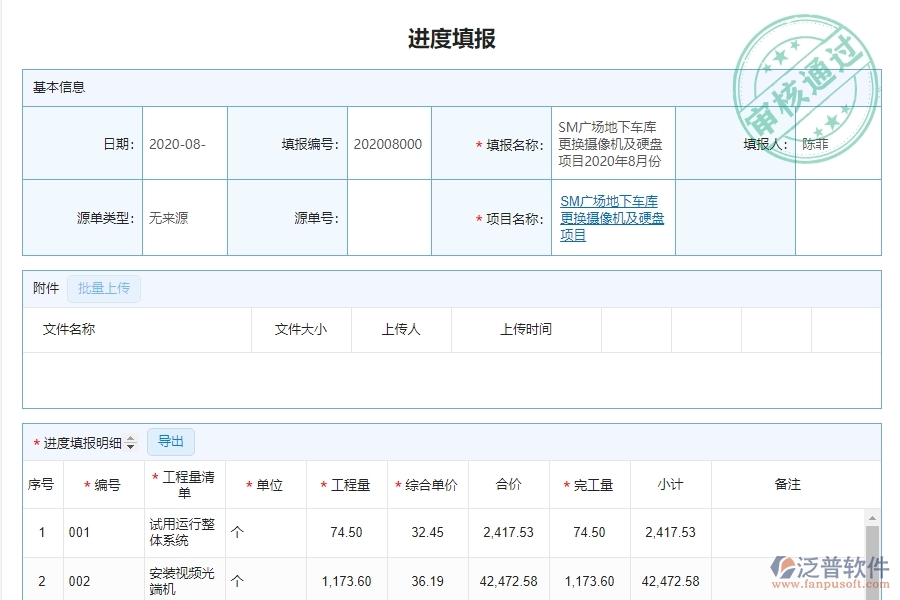 泛普軟件-機(jī)電工程管理系統(tǒng)在進(jìn)度報(bào)表中的解決方案