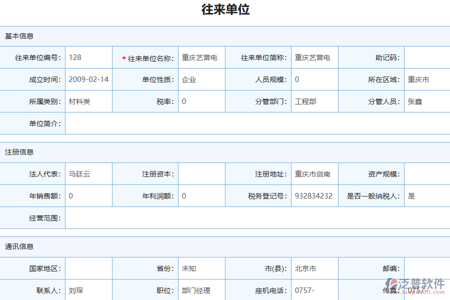 泛普軟件-園林工程企業(yè)管理系統(tǒng)中供應(yīng)商報表為企業(yè)帶來的價值