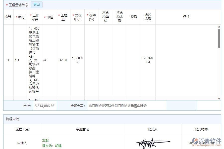 四、泛普軟件-公路工程系統(tǒng)中勞務合同明細報表管理的注意事項