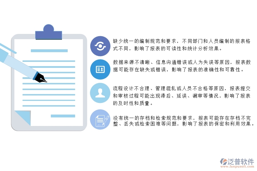 　一、在公路工程企業(yè)中施工過(guò)程報(bào)表管理常見的問題