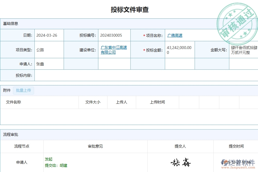 三、泛普軟件-公路工程管理系統(tǒng)中投標(biāo)文件審查列表的幾個(gè)優(yōu)勢(shì)是什么