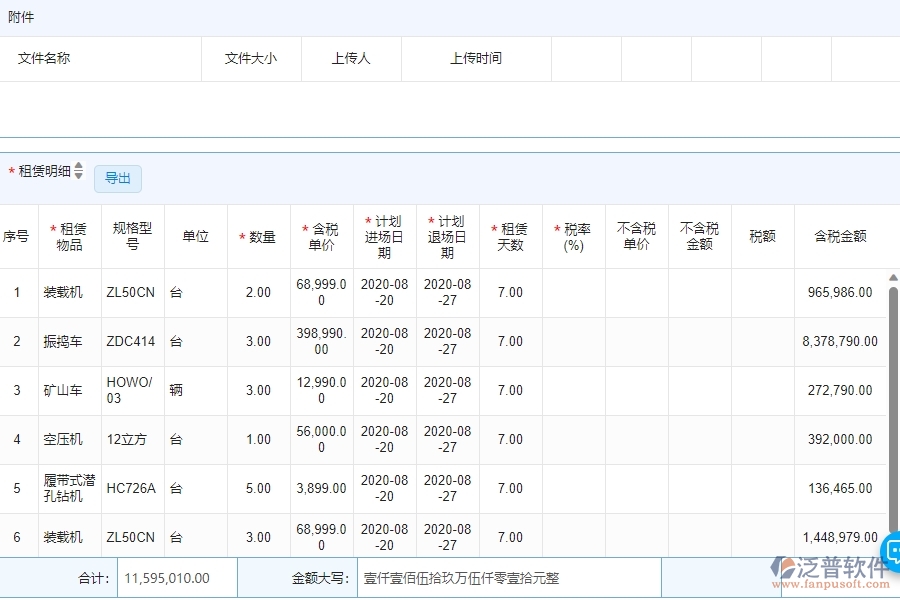 四、泛普軟件-安防工程系統(tǒng)在租賃合同報(bào)表管理中的應(yīng)用場(chǎng)景