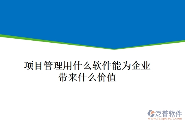 項(xiàng)目管理用什么軟件能為企業(yè)帶來什么價(jià)值