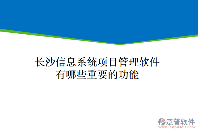 長沙信息系統(tǒng)項目管理軟件有哪些重要的功能