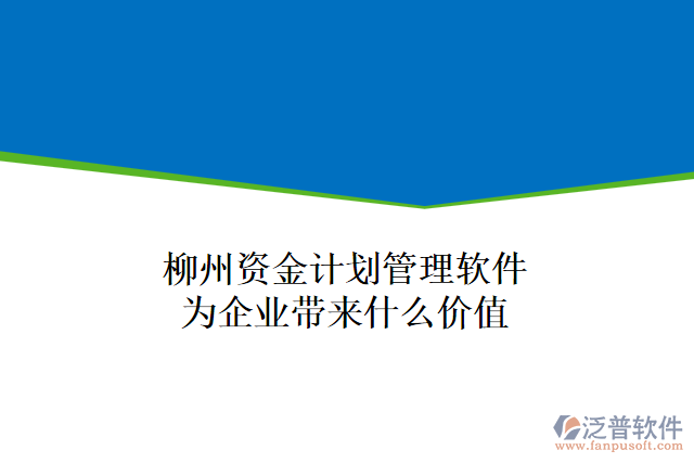 柳州資金計(jì)劃管理軟件能為企業(yè)帶來什么價(jià)值