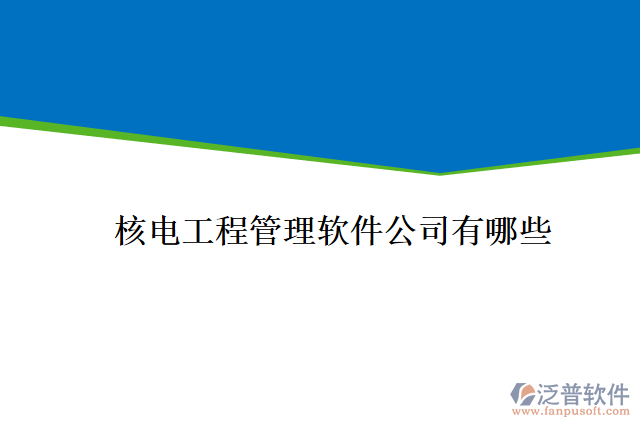 核電工程管理軟件公司有哪些