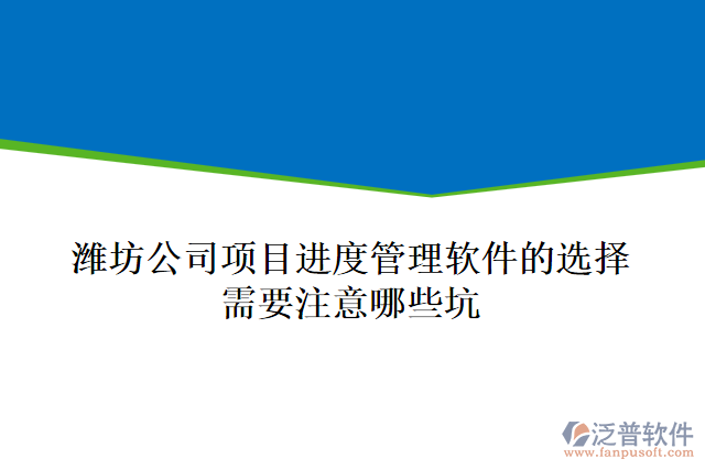 濰坊公司項(xiàng)目進(jìn)度管理軟件的選擇需要注意哪些坑