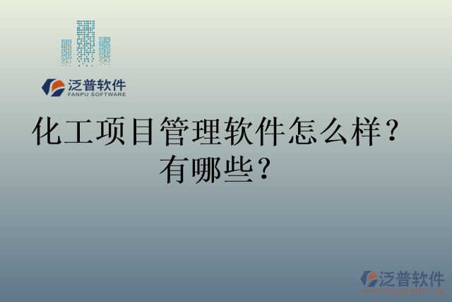 化工項目管理軟件怎么樣？有哪些？