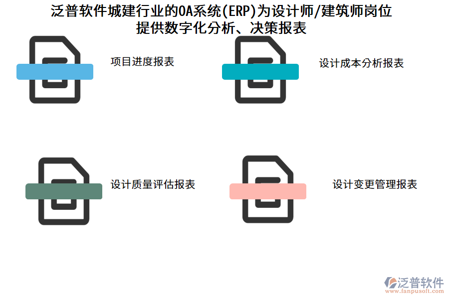 泛普軟件城建行業(yè)的OA系統(tǒng)(ERP)為設(shè)計(jì)師/建筑師崗位 提供數(shù)字化分析、決策報(bào)表