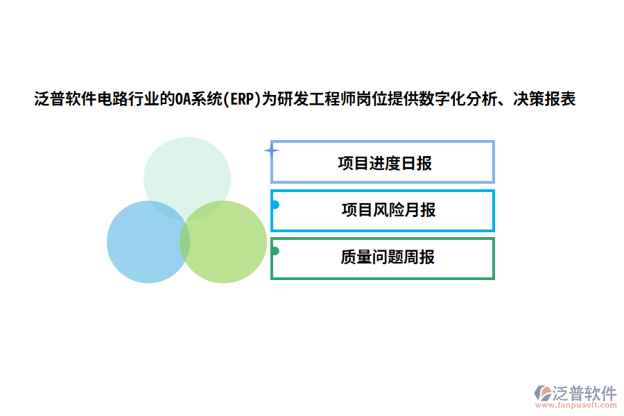 泛普軟件電路行業(yè)的OA系統(tǒng)(ERP)為研發(fā)工程師崗位提供數(shù)字化分析、決策報(bào)表