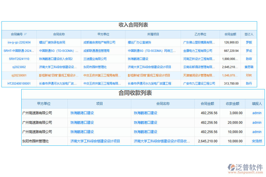 項(xiàng)目分包款支付管理軟件