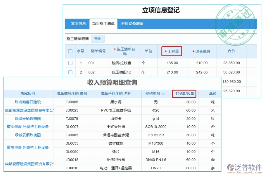 揭秘工程量編制依據(jù)：建設工程預算項目管理軟件收入預算明細新視界