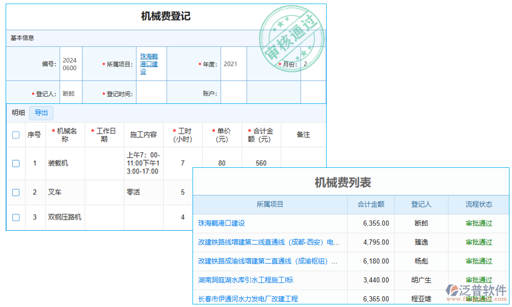 機(jī)械管理