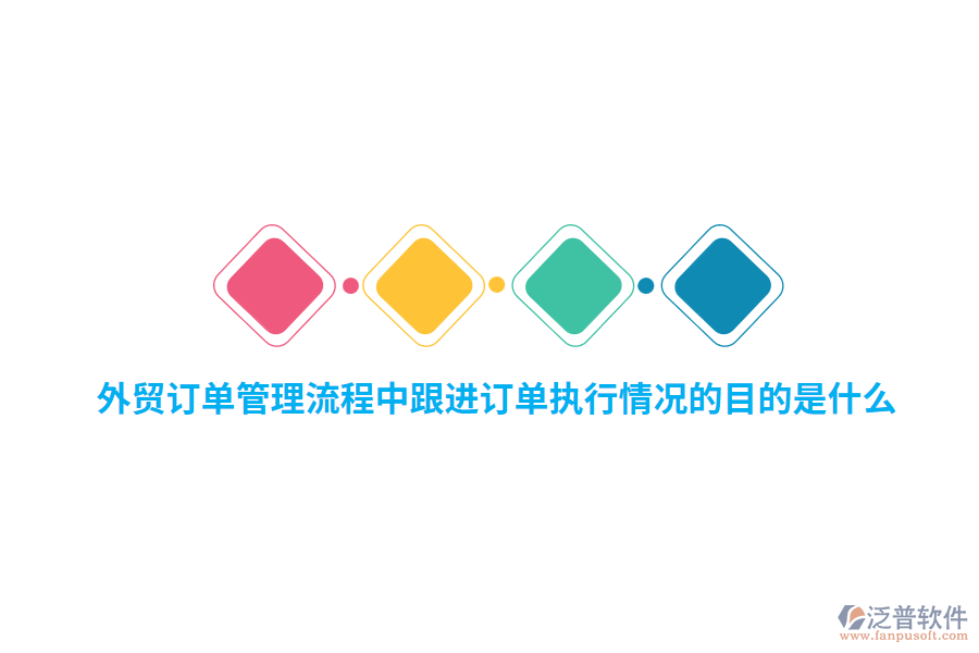 外貿(mào)訂單管理流程中跟進訂單執(zhí)行情況的目的是什么？