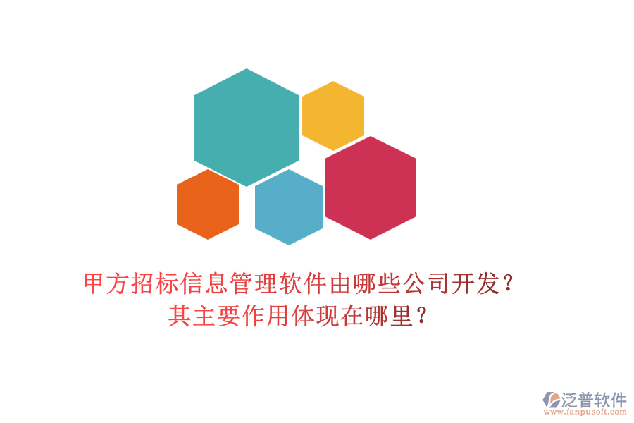 甲方招標(biāo)信息管理軟件由哪些公司開發(fā)？其主要作用體現(xiàn)在哪里？