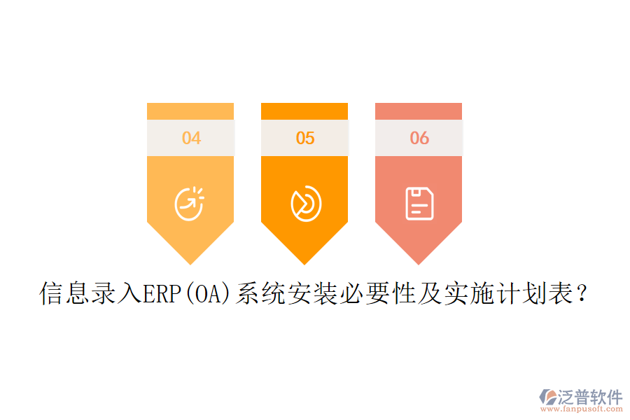 信息錄入ERP(OA)系統(tǒng)安裝必要性及實(shí)施計(jì)劃表？